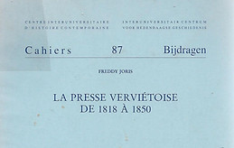 Couverture du Cahier 87 (texte alternatif absent de la source)